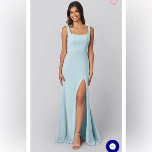 Kennedy Blue Jay Bridesmaid Dress in Sea Glass Size 4